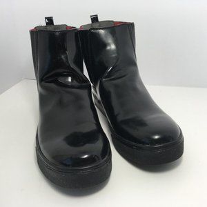 Bar III Hope Closed Toe Ankle Fashion Black Boots